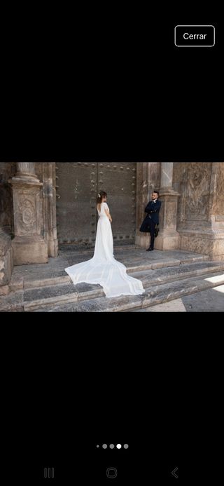 Vestido novia Rosa Clará
