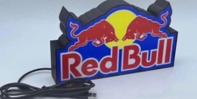 Accesorio Cartel Luminoso Red Bull