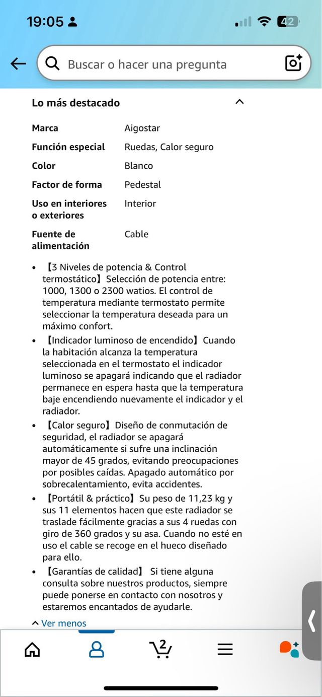 Radiador de aceite como nuevo