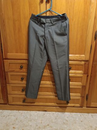 Pantalón de pinza gris
