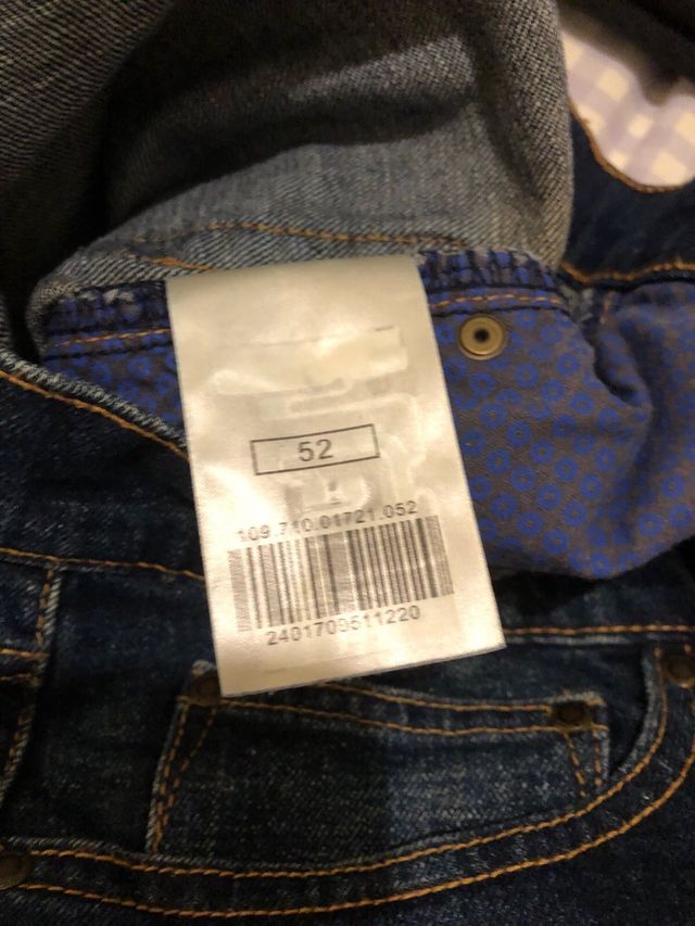 Pantalon vaquero talla 52 El Corte Ingles