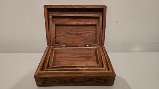 Set 3 scatole in legno