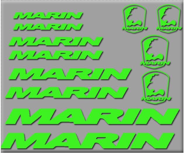 Set pegatinas Marin Bicycle