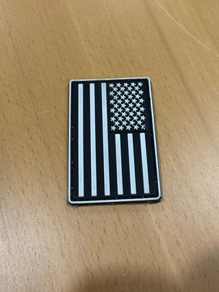 Parche Bandera EEUU Negra