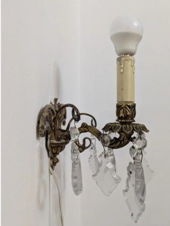 Conjunto: lámpara de techo y 2 apliques