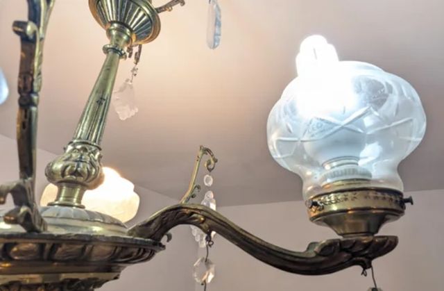 Conjunto: lámpara de techo y 2 apliques