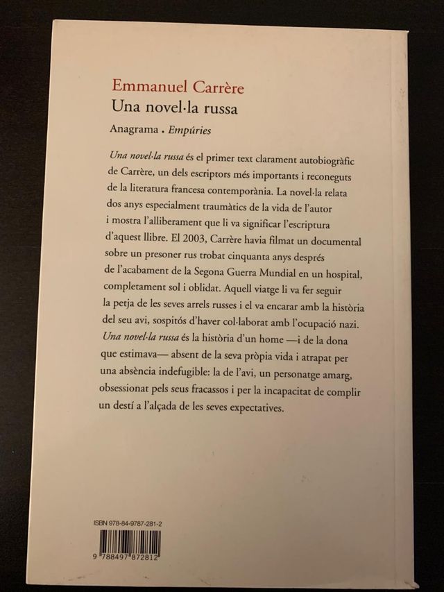 Una novel·la russa Carrère
