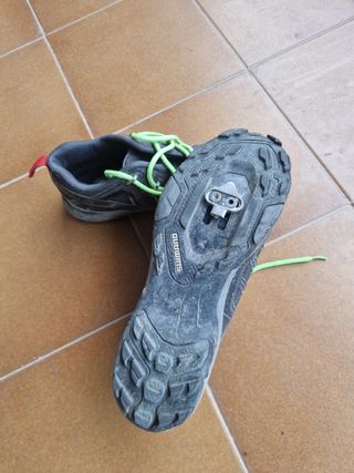 Zapatillas shimano con calas bicicleta