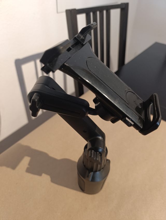 Soporte tableta p/portavasos 360 para coche