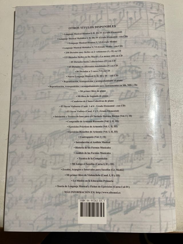 Teoria lenguaje musical y ejerc 1