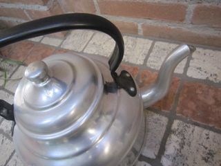  grande bollitore in alluminio vintage 