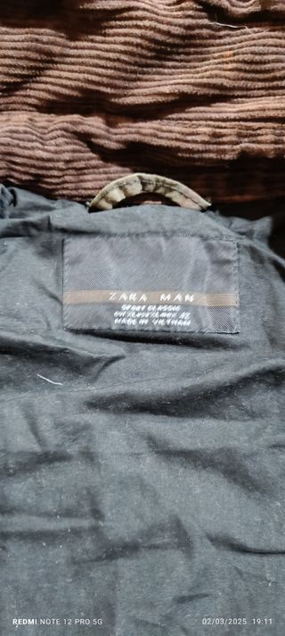 Cazadora Zara man Sport Classic talla XL