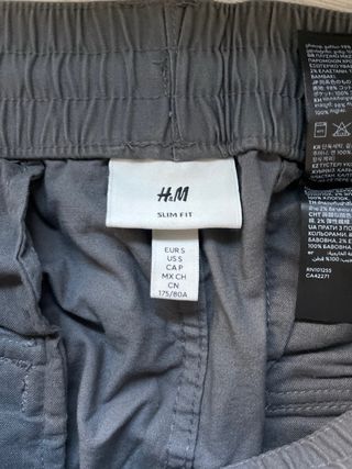 Casual Pantalon Cargo H&M Gris