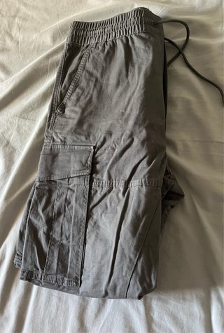 Casual Pantalon Cargo H&M Gris