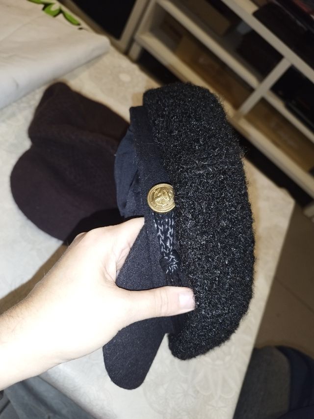 GORRA marinera negra 