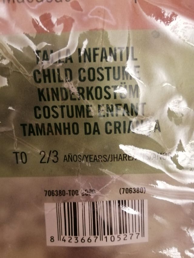 Disfraz infantil 