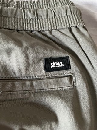 Pantalon Minimalista Zara Verde Caqui