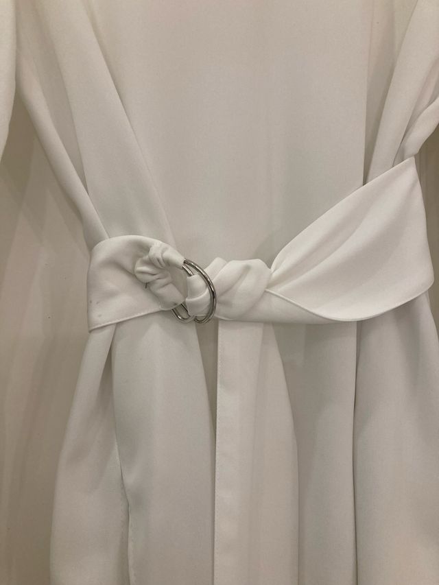 Camisa larga con cinturòn