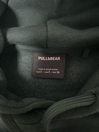 Streetwear Sudadera Pull&Bear Verde Oscuro