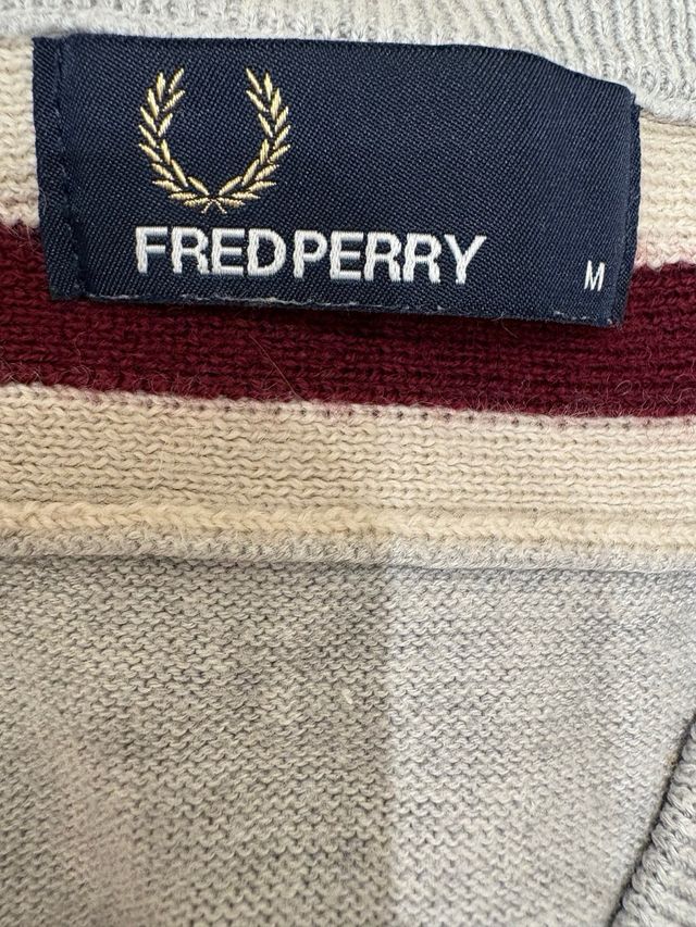 Jersey Fred Perry tipo cricket