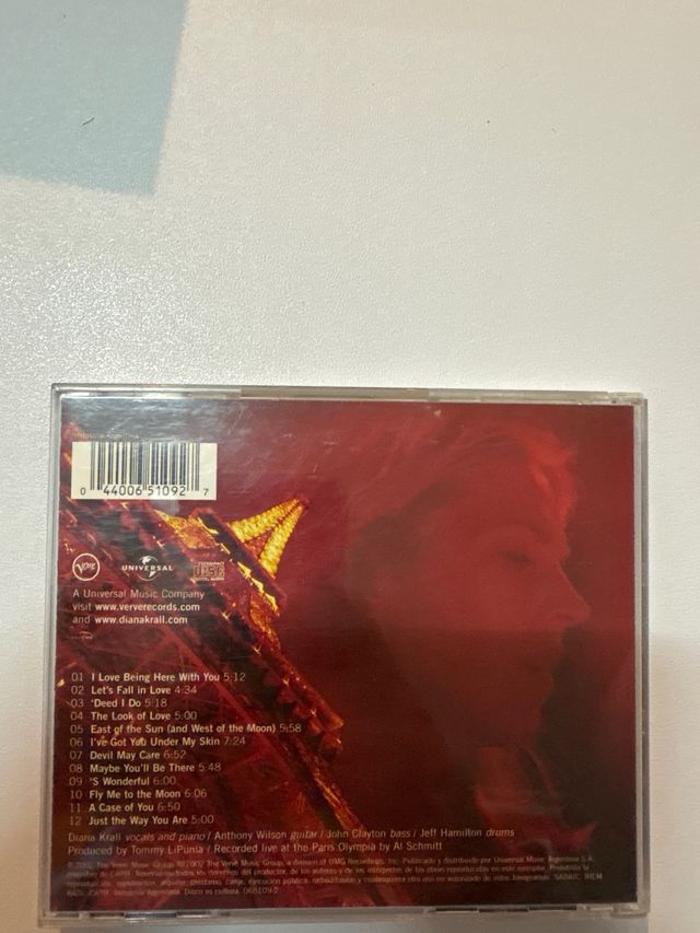 CD Diana Krall: Live in Paris