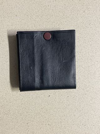 Cartera de cuero artesana