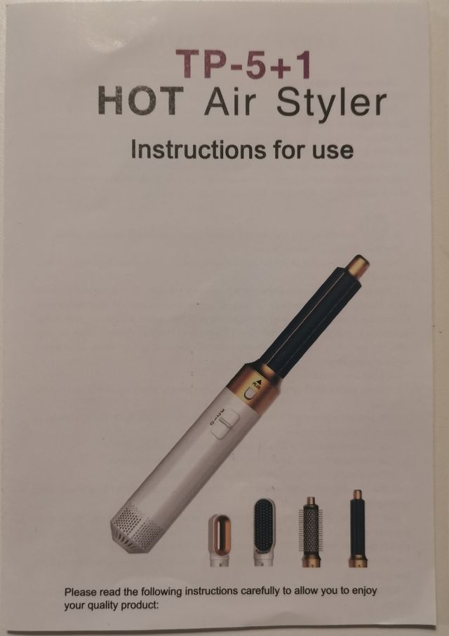 Set cepillo aire caliente 5 en 1