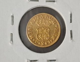 Moneda de medio escudo de oro 