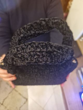 Borsa fatta a mano in ciniglia 