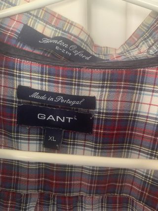 Camisa cuadros Gant