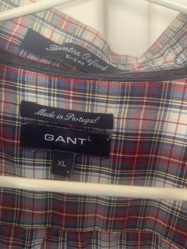 Camisa cuadros Gant