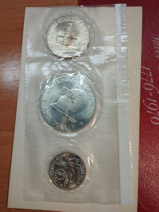 Lote plata Estados Unidos Bicentenario 1776-1976.
