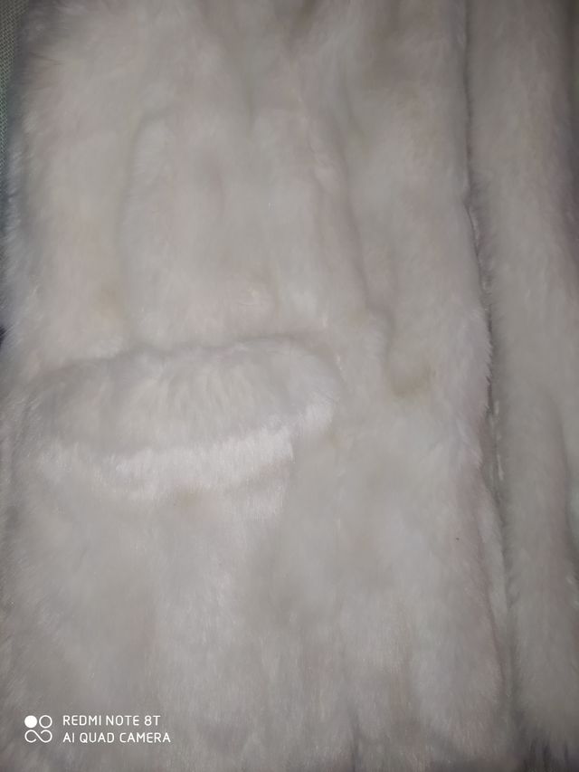 Abrigo Zara Talla 11-12 color hueso