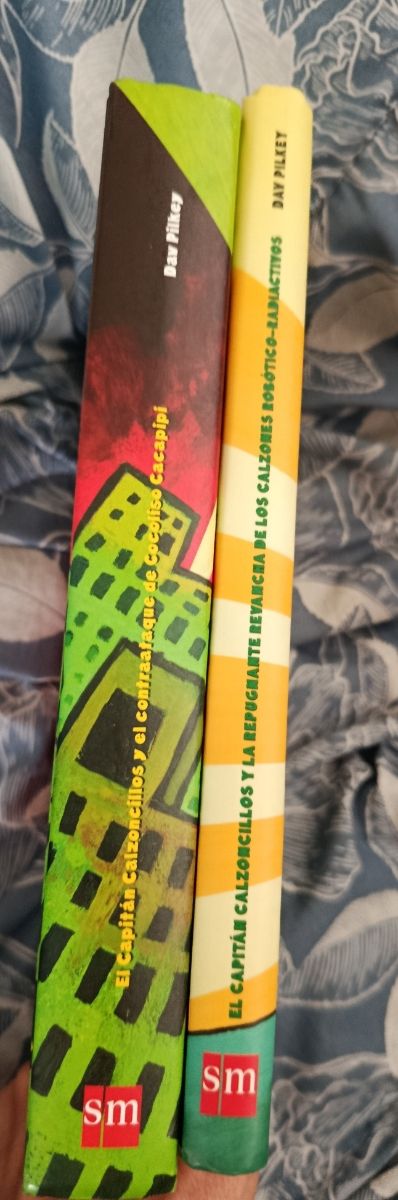 Lote 2 libros El capitán Calzoncillos