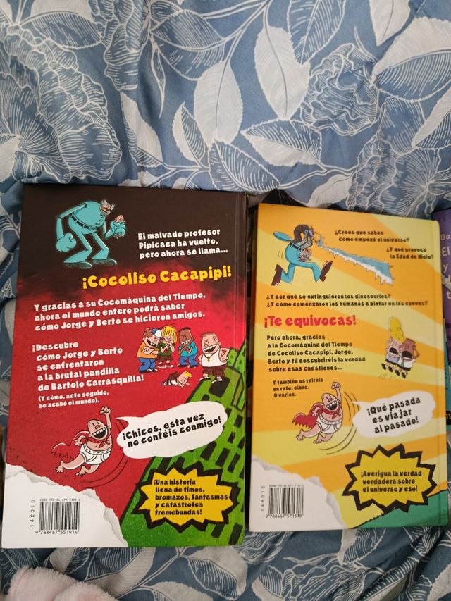 Lote 2 libros El capitán Calzoncillos