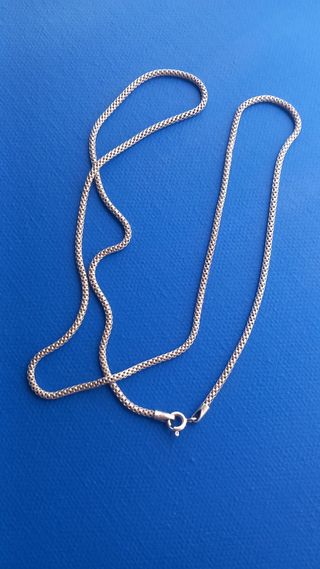 Cadena de plata 60cm largo y 3mm grosor