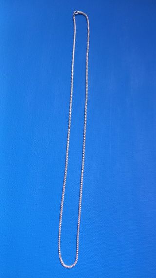 Cadena de plata 60cm largo y 3mm grosor