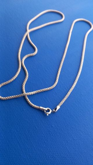Cadena de plata 60cm largo y 3mm grosor