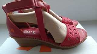 Sandalias Art sin estrenar, rojo, 39
