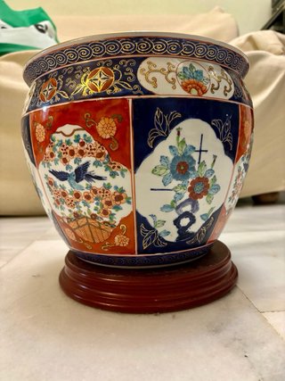 Macetero de porcelana china