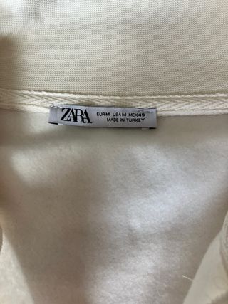 Vintage Jersey Zara Beige Unisex Talla M
