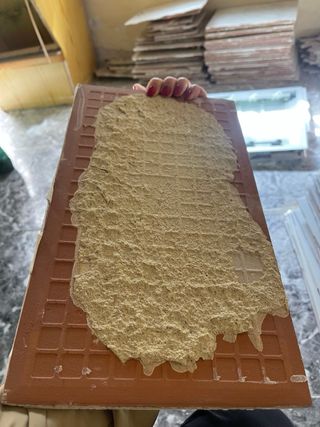 Azulejo efecto marmol biselado pieza 35x20 cm