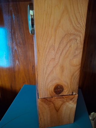 Caja decorativa con reloj