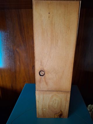 Caja decorativa con reloj