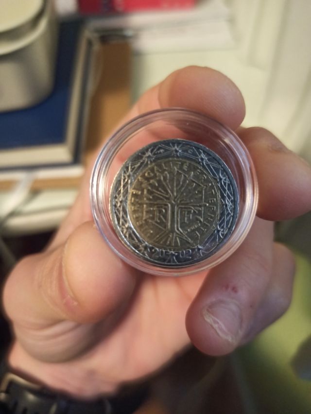 MONEDA 2€ COMUN FRANCIA 2002 ERROR