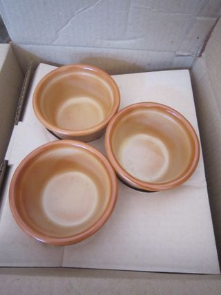 set per pinzimonio in ceramica  - 4 pezzi 