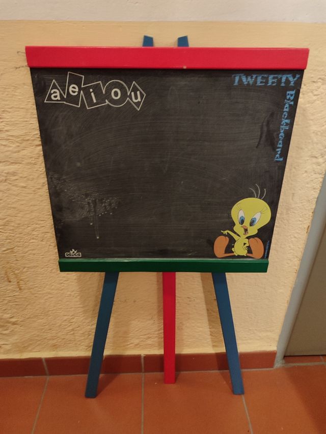 Pizarra de tiza portátil