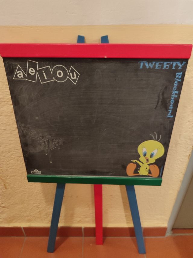 Pizarra de tiza portátil