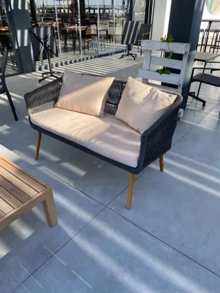 Sillón doble exterior