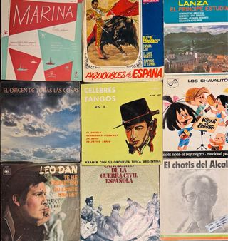 Lote 18 singles de vinilo de 7” pulgadas